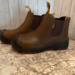Safetoe Brown Steel Toe Work Boots